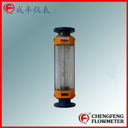 LZB-80F flange connector glass tube flowmeter   [CHENGFENG FLOWMETER] anti-corrosion type professional type selection PTFE lining high accuracy professional manufacture