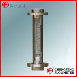 LZB-F30-25F0 high accuracy  all stainless steel glass tube flowmeter [CHENGFENG FLOWMETER] PTFE lining  turbable flange connection professional manufacture good anti-corrosion